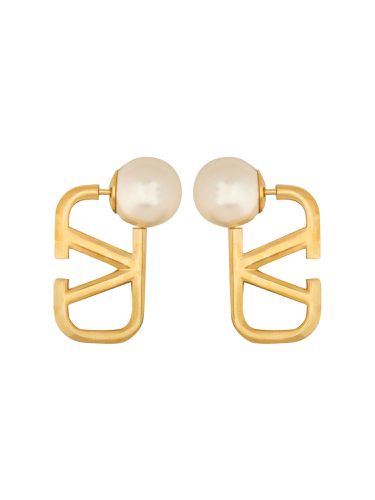 Signature vlogo earring - valentino garavani - Modalova