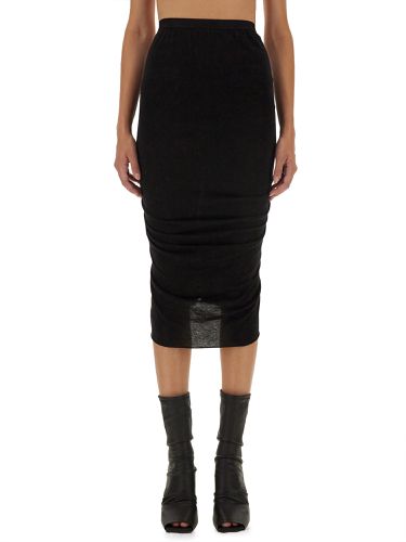 Rick owens skirt with drape - rick owens - Modalova