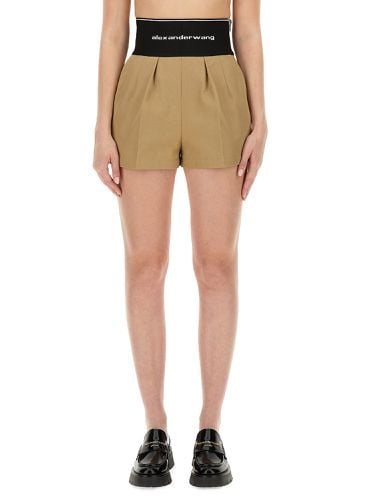 Safari" shorts with logo - alexander wang - Modalova