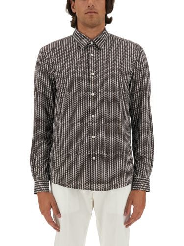 Boss micro check pattern shirt - boss - Modalova