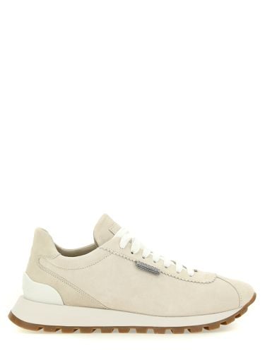 Brunello cucinelli suede sneaker - brunello cucinelli - Modalova