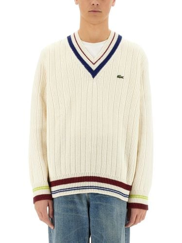 Lacoste carded wool sweater - lacoste - Modalova