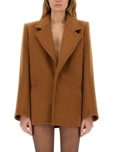 Saint laurent short wool coat - saint laurent - Modalova