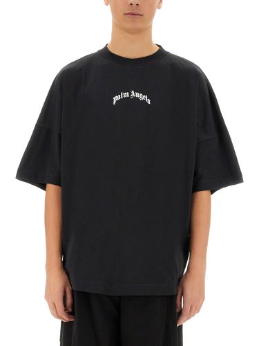 Palm angels t-shirt with logo - palm angels - Modalova