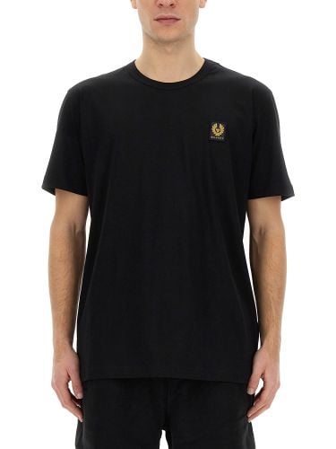 Belstaff t-shirt with logo patch - belstaff - Modalova