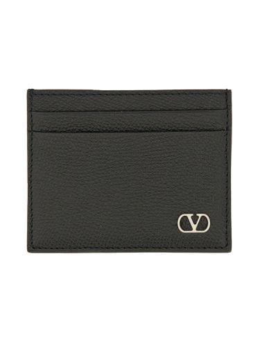 Vlogo signature" card holder - valentino garavani - Modalova