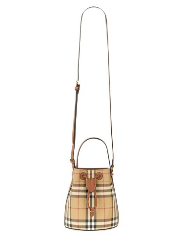 Burberry check mini bucket bag - burberry - Modalova