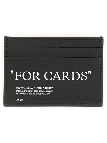 Off-white "quota" card holder - off-white - Modalova