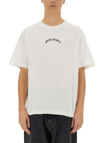 Palm angels t-shirt with logo - palm angels - Modalova