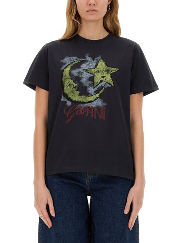 Ganni "moonlight" t-shirt - ganni - Modalova