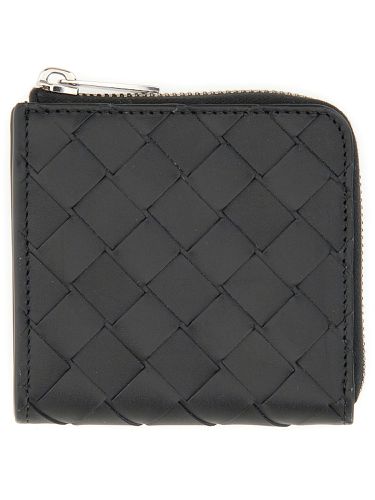 Braided zippered wallet - bottega veneta - Modalova