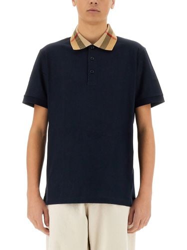 Burberry cotton pique polo - burberry - Modalova