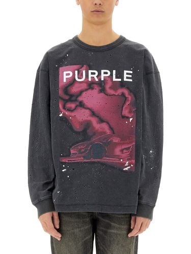 Purple brand jersey sweatshirt - purple brand - Modalova