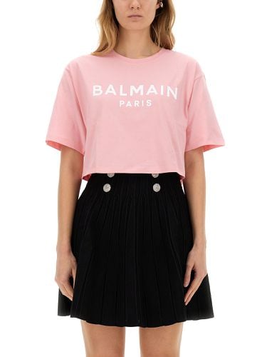 Balmain t-shirt with logo - balmain - Modalova