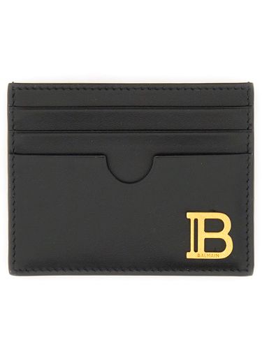 Balmain b-buzz card holder - balmain - Modalova