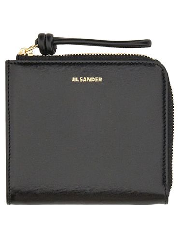 Jil sander leather card holder - jil sander - Modalova