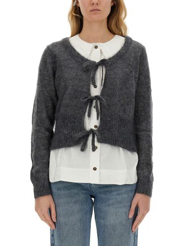 Ganni cut out cardigan - ganni - Modalova