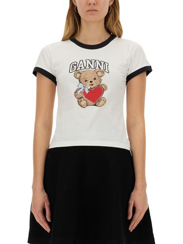 Ganni t-shirt with print - ganni - Modalova