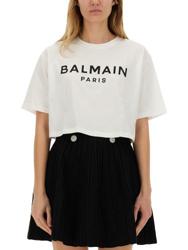 Balmain t-shirt with logo - balmain - Modalova