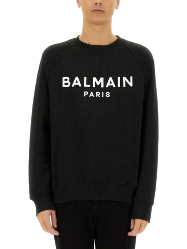 Balmain sweatshirt with logo - balmain - Modalova