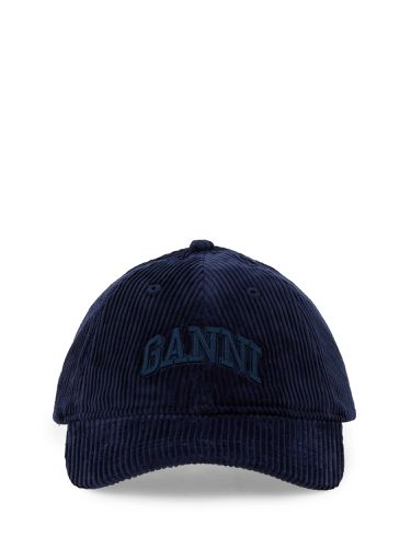 Ganni baseball hat with logo - ganni - Modalova