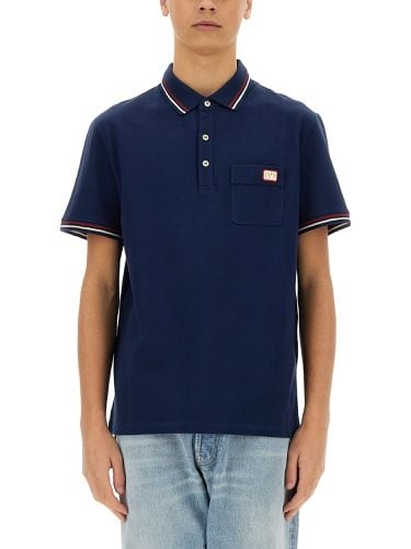 Polo shirt with vlogo patch - valentino - Modalova