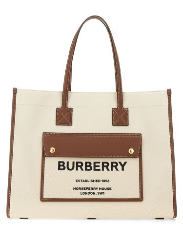 Burberry medium "freya" tote bag - burberry - Modalova