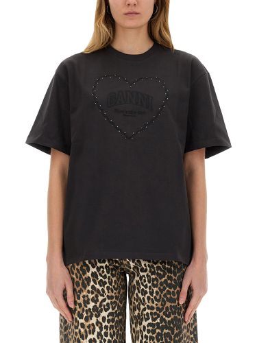 Ganni t-shirt "heart" - ganni - Modalova