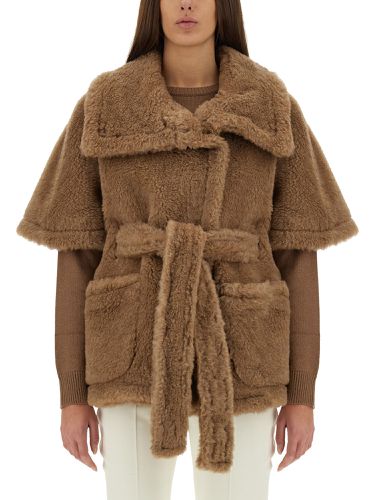 Alpaca and cashmere "teddy bear" coat - max mara - Modalova