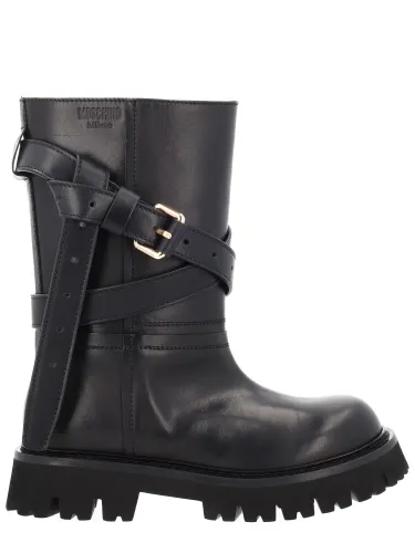 Moschino "tie-me" boot - moschino - Modalova