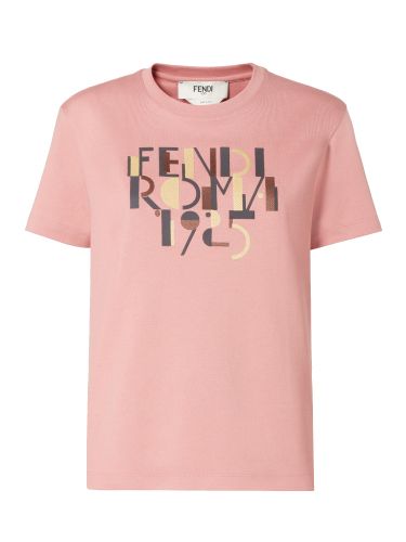 Fendi logo print t-shirt - fendi - Modalova