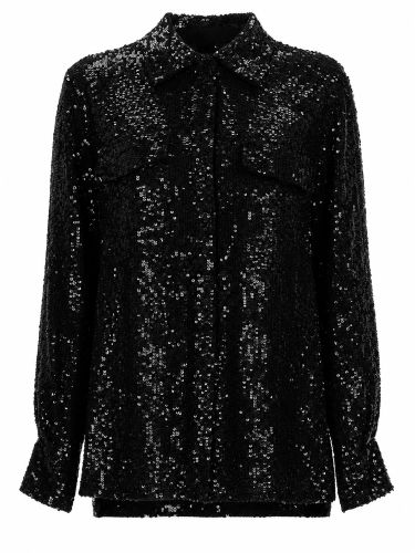 P. a.r. o.s. h. camicia "gadget" con paillettes - p.a.r.o.s.h. - Modalova