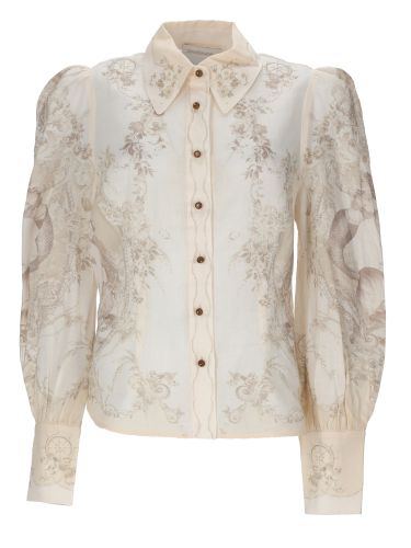 Zimmermann camicia con stampa - zimmermann - Modalova