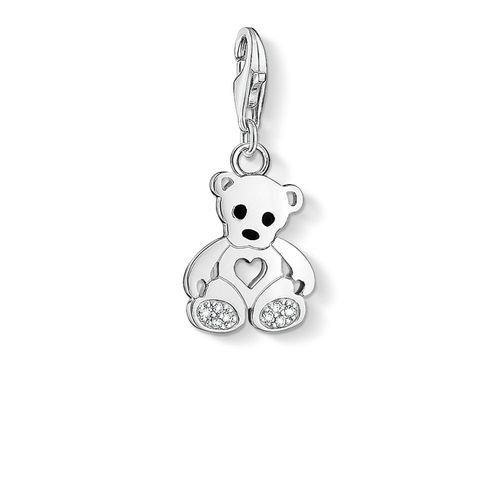 Teddy Bear Charm White 925 Sterling Jewellery - Thomas Sabo - Modalova