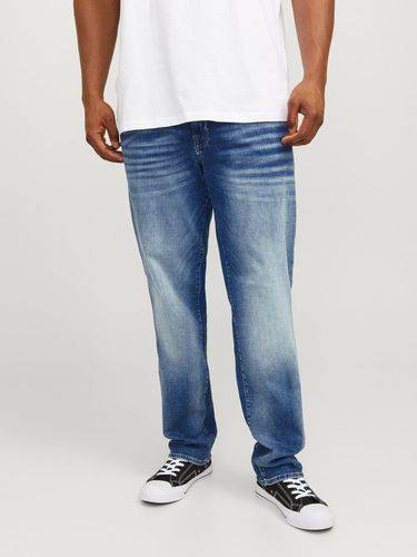 Plus Size Jjitim Jjicon Jj 357 50sps Pls Slim Straight Fit Jeans - Jack & Jones - Modalova