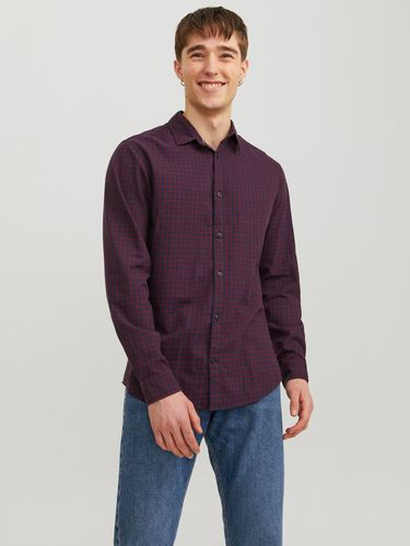 Slim Fit Checked Shirt - Jack & Jones - Modalova