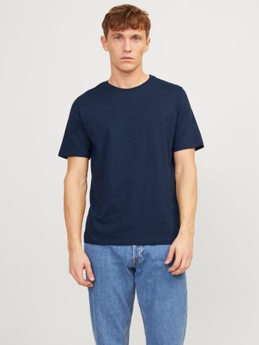Pack De 5 T-shirt Uni Col Rond - Jack & Jones - Modalova