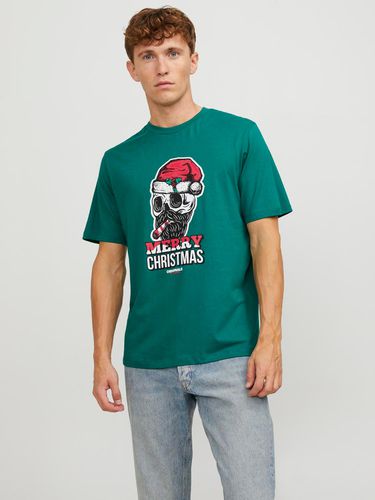 Camiseta X-mas Cuello Redondo - Jack & Jones - Modalova