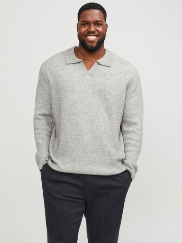 Plus Size T-shirt Col Chemise - Jack & Jones - Modalova