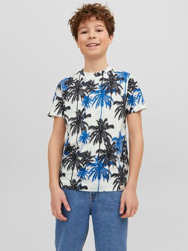 Camiseta Estampado Tropical Para Chicos - Jack & Jones - Modalova