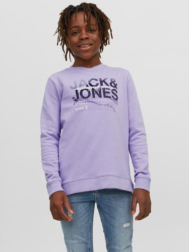 Sudadera Con Cuello Redondo Logotipo Para Chicos - Jack & Jones - Modalova