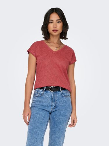 Loose Short Sleeved Top - ONLY - Modalova