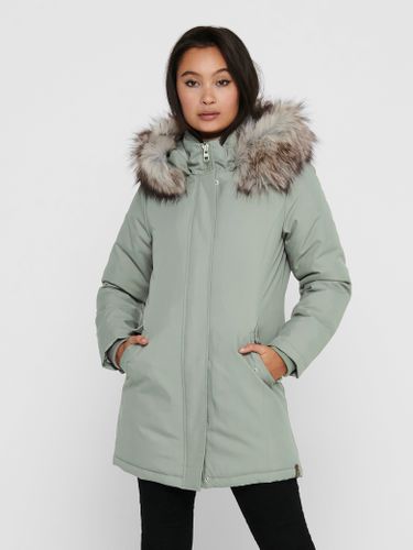 Solid Parka Coat - ONLY - Modalova