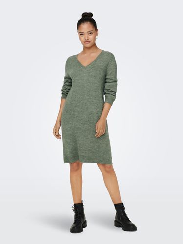 V-neck Knitted Dress - ONLY - Modalova