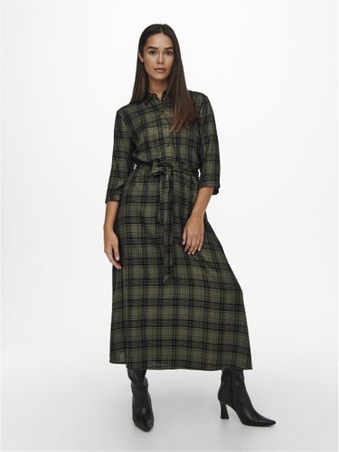 Checked Shirt Dress - ONLY - Modalova
