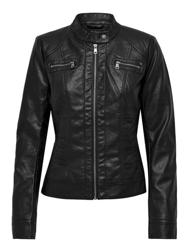Petite Faux Leather Jacket - ONLY - Modalova