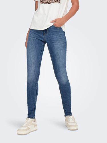 Onlwauw Mid Waist Skinny Jeans - ONLY - Modalova