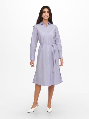Solid Colored Shirt Dress - ONLY - Modalova
