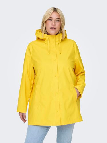 Curvy Solid Colored Rain Jacket - ONLY - Modalova
