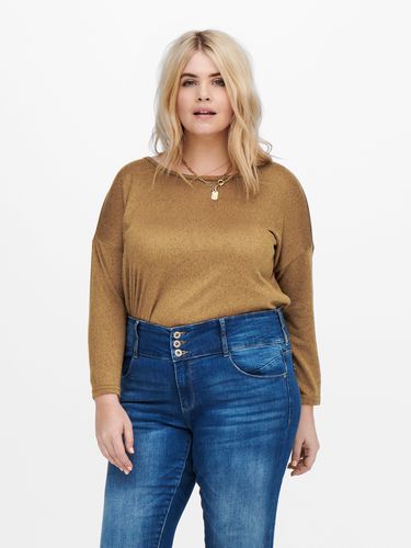 Curvy Solid Colored Top - ONLY - Modalova